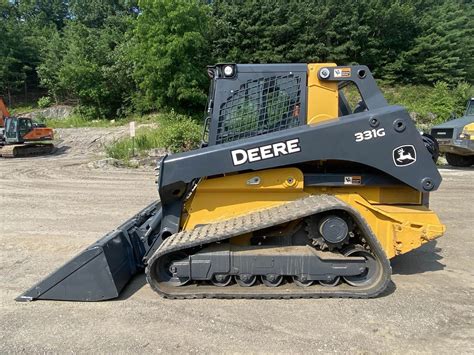 used john deere 331g skid steer